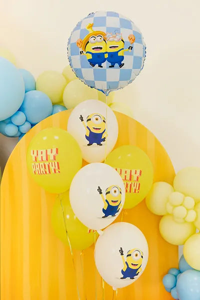 30 cm Minions Printed Balloons, Assorted