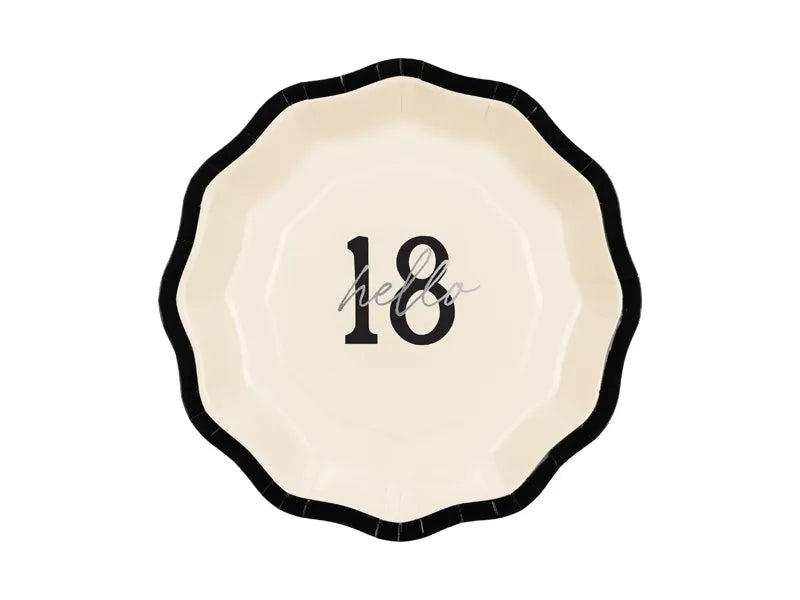 Teller Geburtstag , Mix, 18 cm