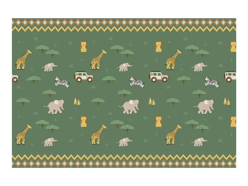 Tischdecke Safari, 180x120 cm, Mix