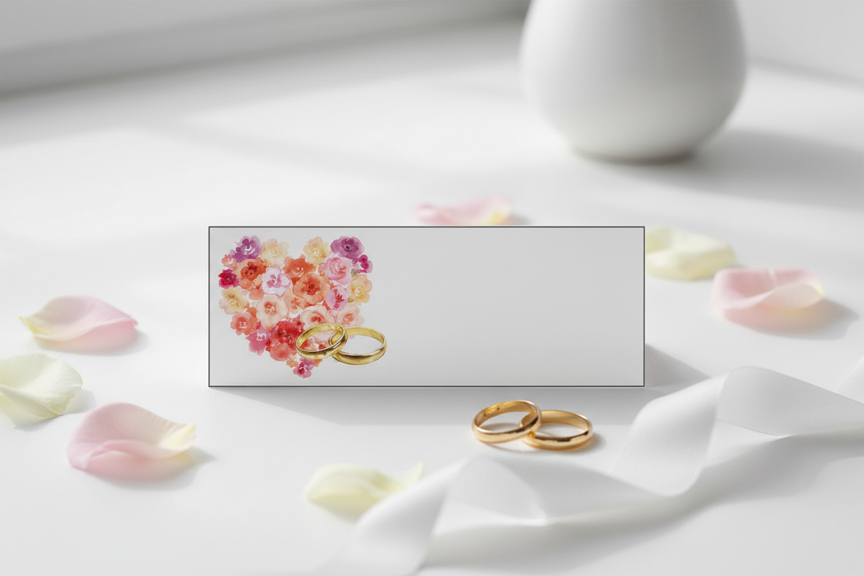 place card 10x7cm