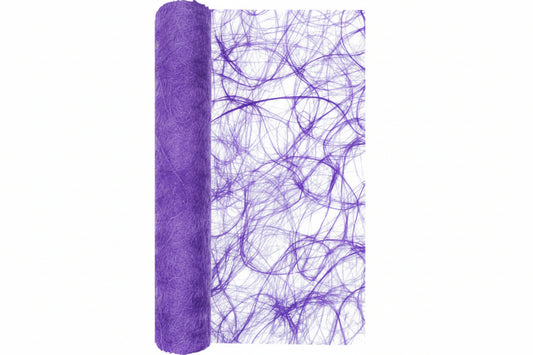 Tischläufer Swirly violet 5 m - Avaloon Party-Deko-Geschenke