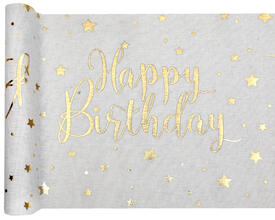 Table runner for a birthday