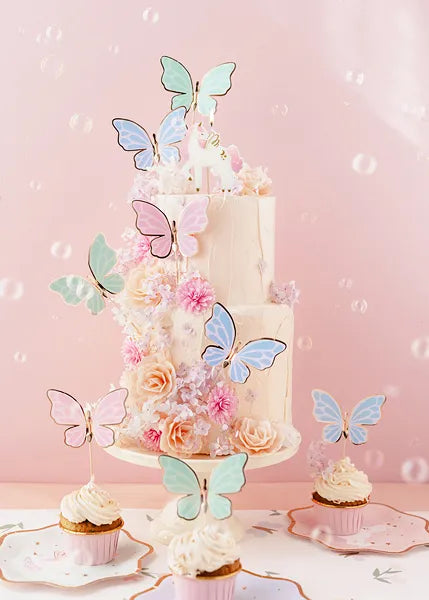 Cake Decorations Butterflies, Assorted