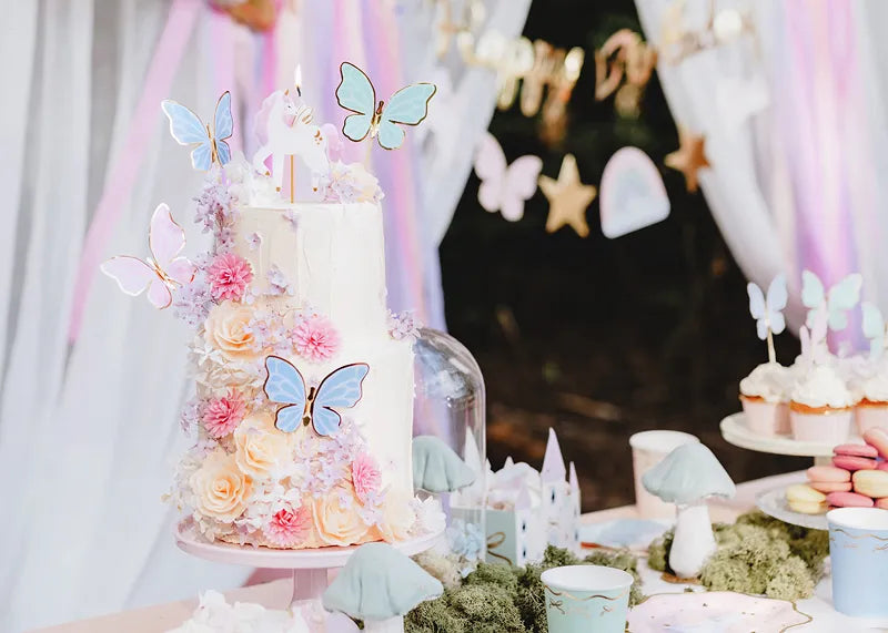 Cake Decorations Butterflies, Assorted