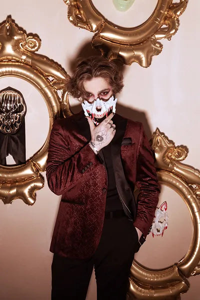 Totenkopfmaske, 16.5x14cm, Mix