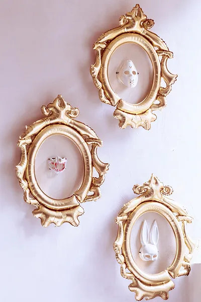 Totenkopfmaske, 16.5x14cm, Mix