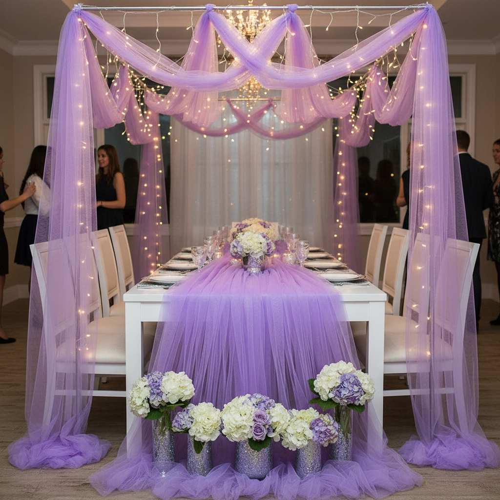 tulle smooth, 0.15 x 9m