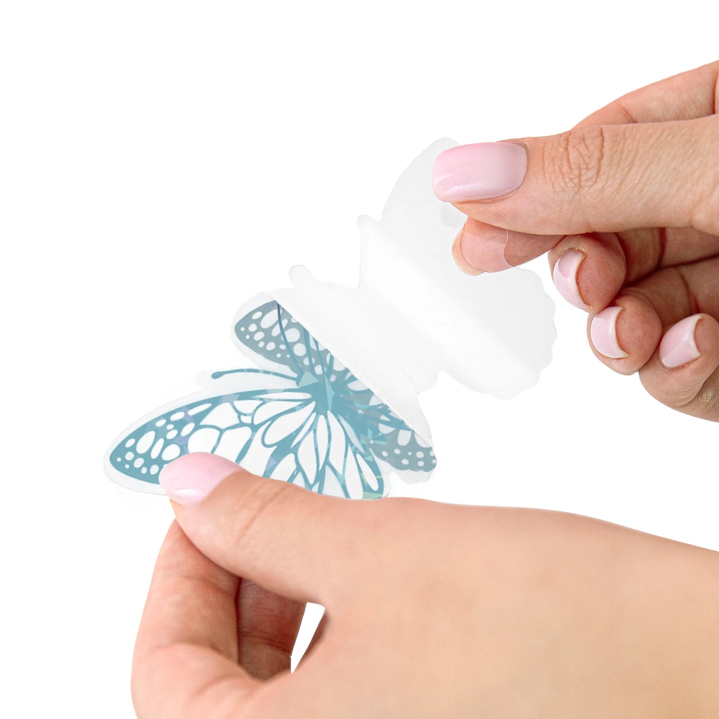 Wandsticker Schmetterlinge Holografisch Mix – 12 Stück