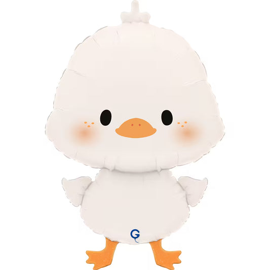 Folienballon Ente Weiß