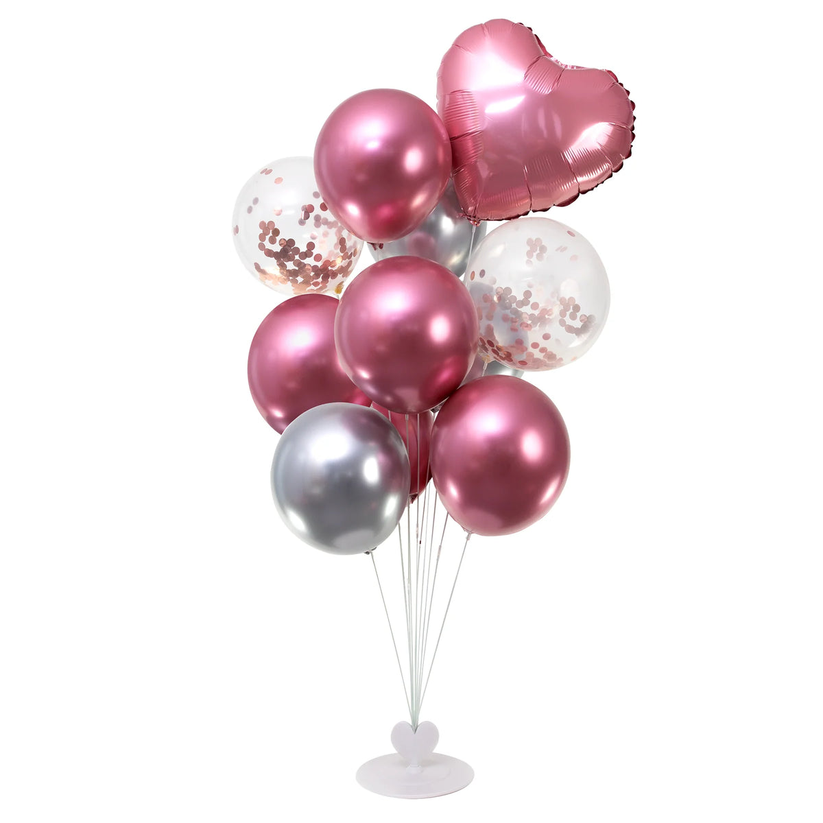 Ballonständer Weiß 100 cm