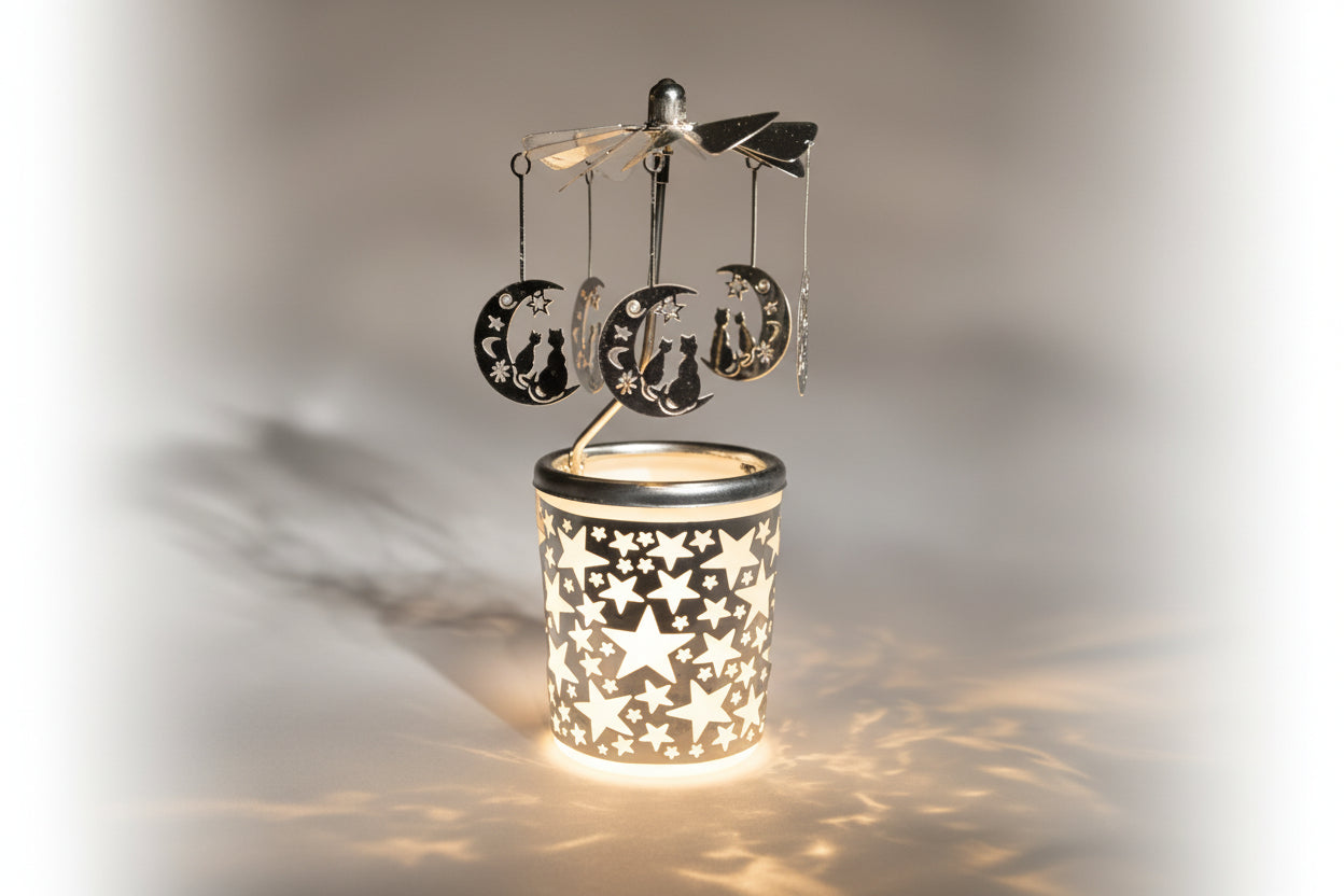 Windlicht Glas-Karussell