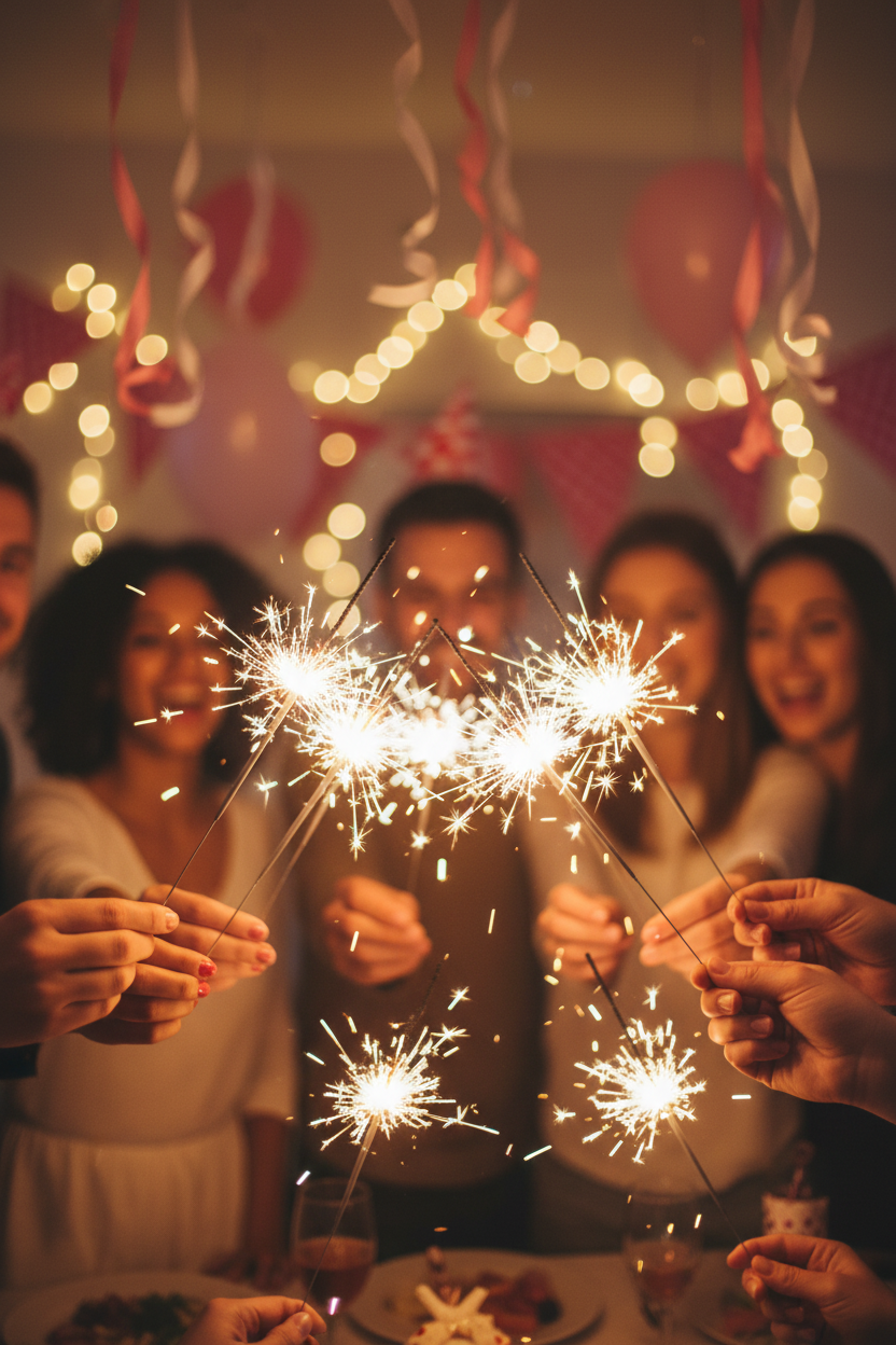 Sparklers Rose Gold