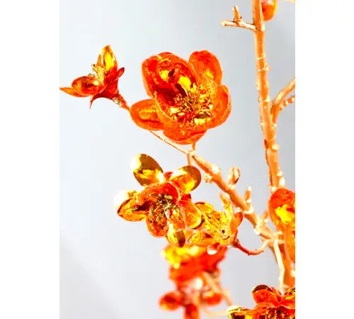 Blumenzweig flora luxe orange