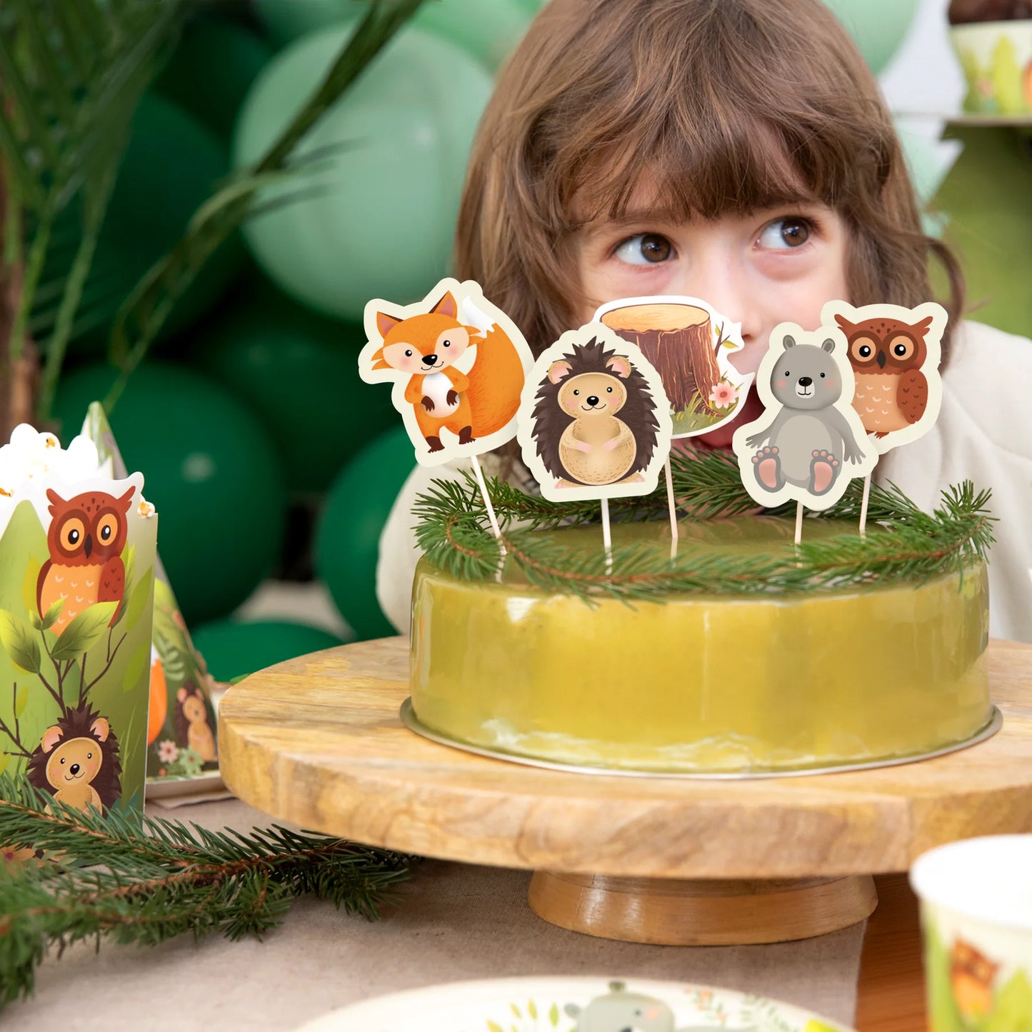 Cake Topper Waldtiere 9er Set