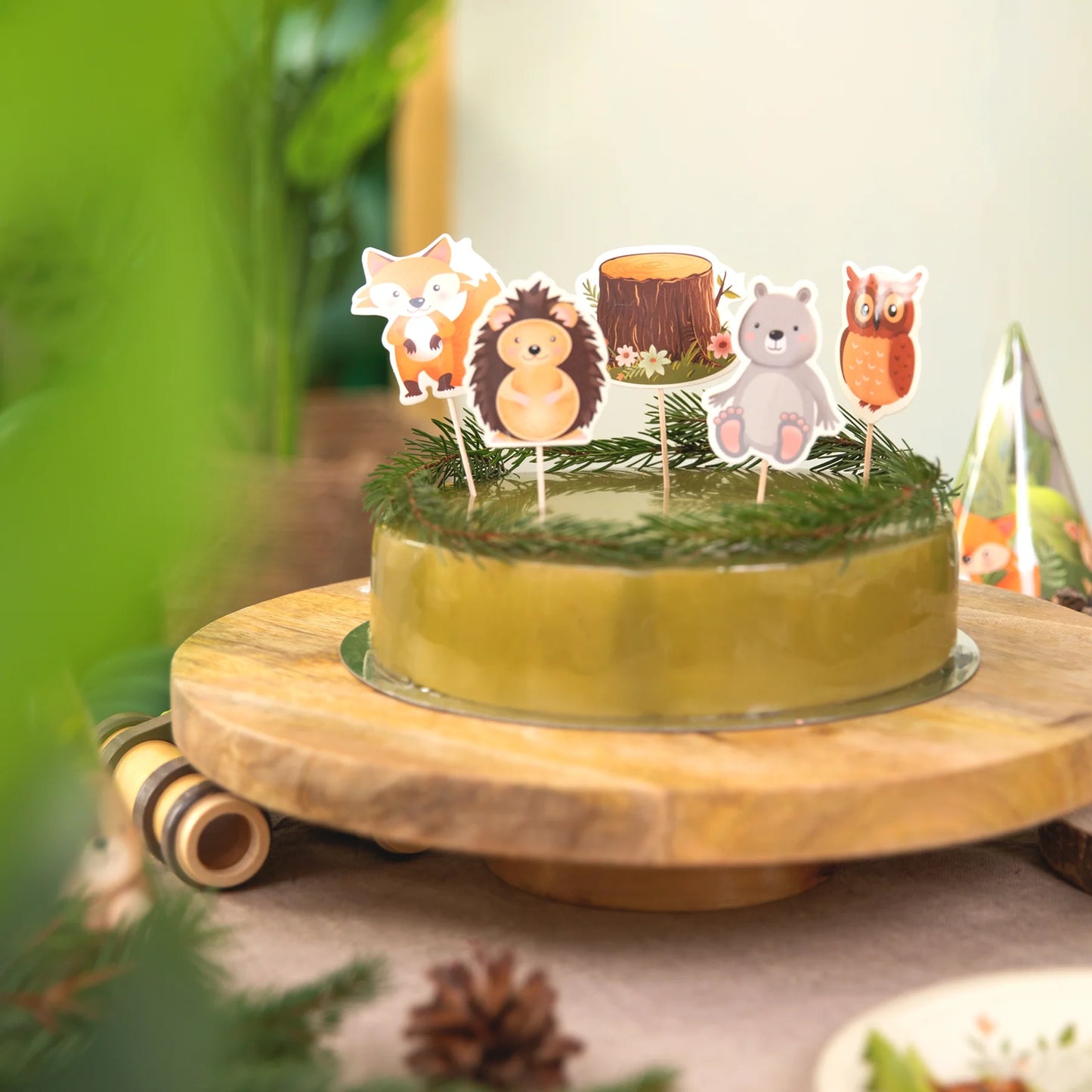 Cake Topper Waldtiere 9er Set