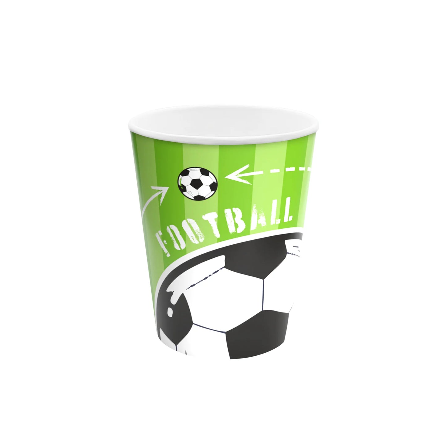Becher Fussball 220 ml 6 Stück
