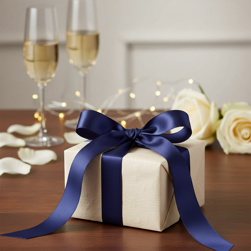 Gift Ribbon Satin 15mmx3m, Blue
