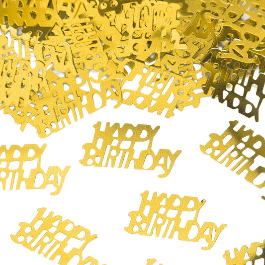 Konfetti Happy Birthday Gold 15 g