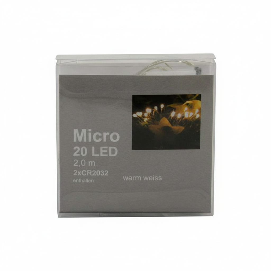 Micro LED Lichterkette Verpackung