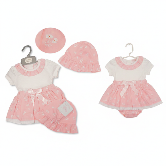 Baby Mädchen 3-teiliges Set Rosa