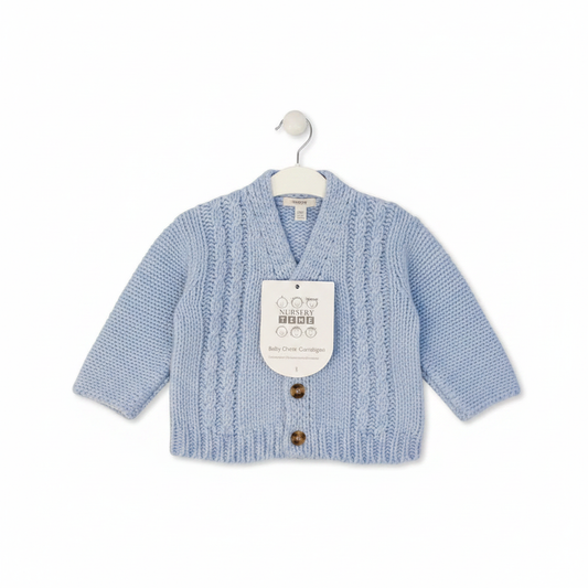 Baby Jungen Strickjacke Hellblau
