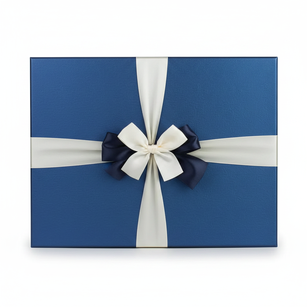 Geschenkbox Blau Mittel 43x30x10cm