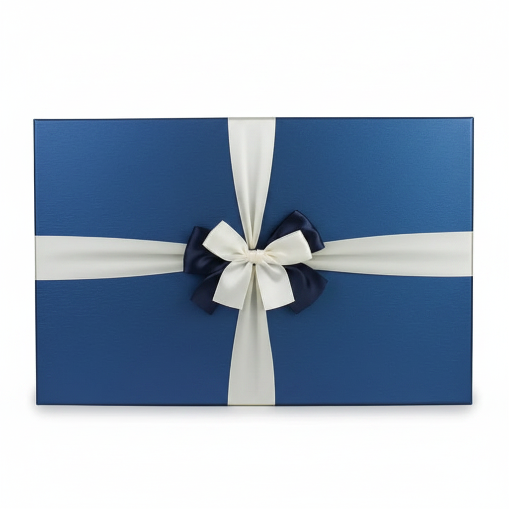 Geschenkbox Blau Gross 46x32x11.5cm