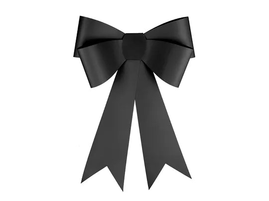 Dekorative Schleife, schwarz, 55x71 cm - Avaloon Party-Deko-Geschenke