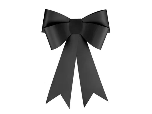 Dekorative Schleife, schwarz, 55x71 cm - Avaloon Party-Deko-Geschenke