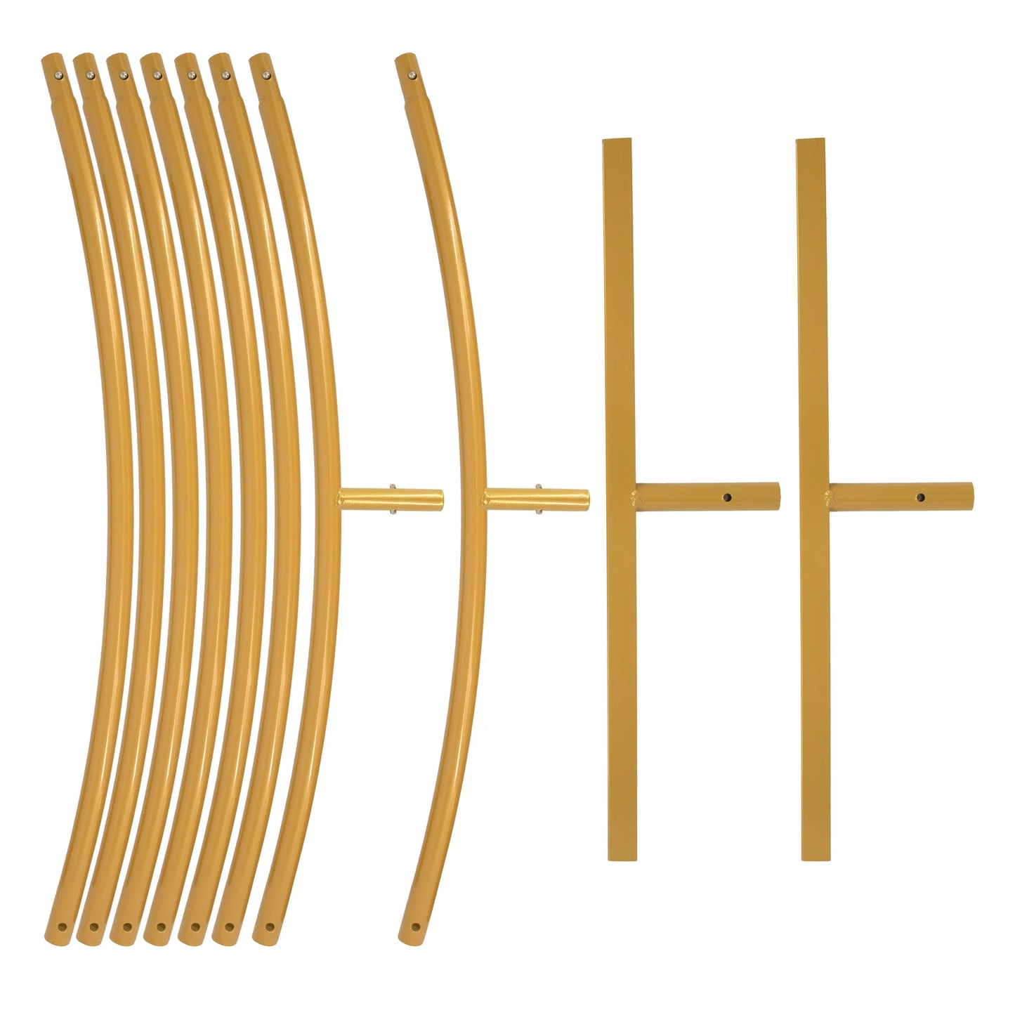 Ballonbogen-Ständer Rund Gold – 200 cm