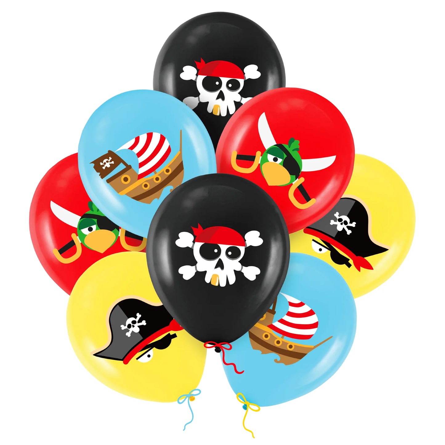 Latexballons Piraten 30 cm 8 Stück