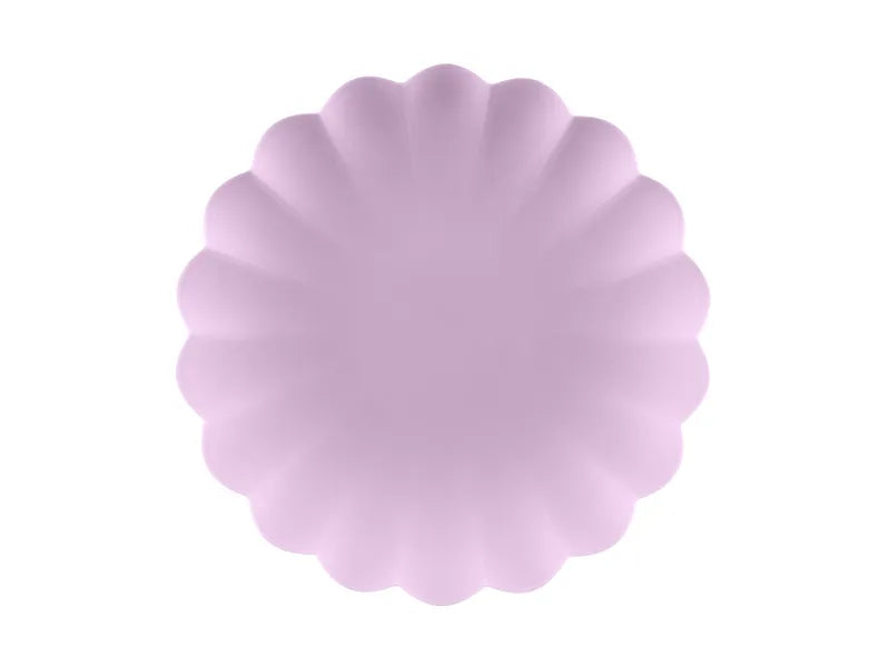 Plastikteller Rüsche, 22 x 22 cm - Avaloon Party-Deko-Geschenke
