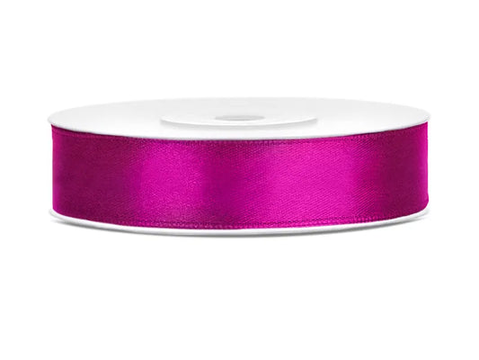 Satinband, fuchsia, 12mm/25m - Avaloon Party-Deko-Geschenke