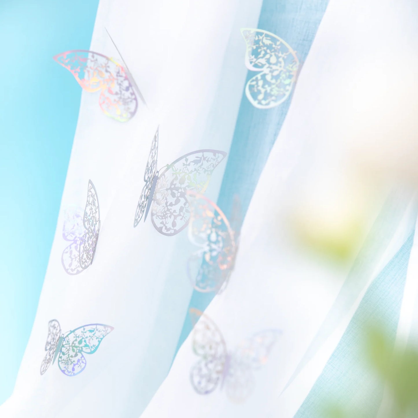 3D Wandsticker Schmetterlinge Spitze – 12 Stück
