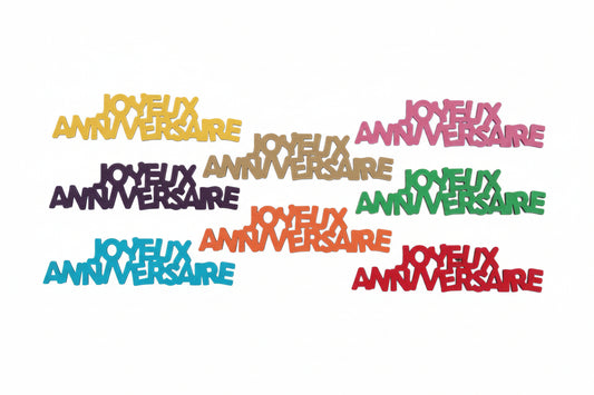 Konfetti Geburtstagsdekorationen