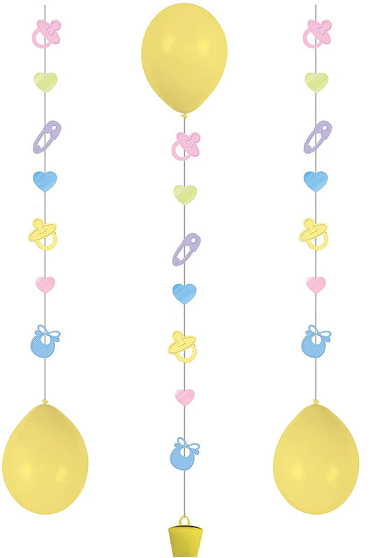 Ballonanhänger für Ballons Baby 50,8 cm 3 Stk - Avaloon Party-Deko-Geschenke