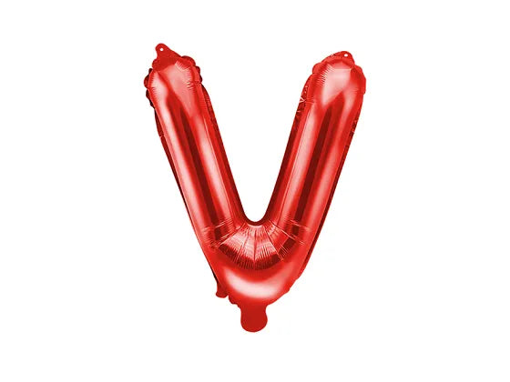 Folienballon Buchstaben 35cm, rot