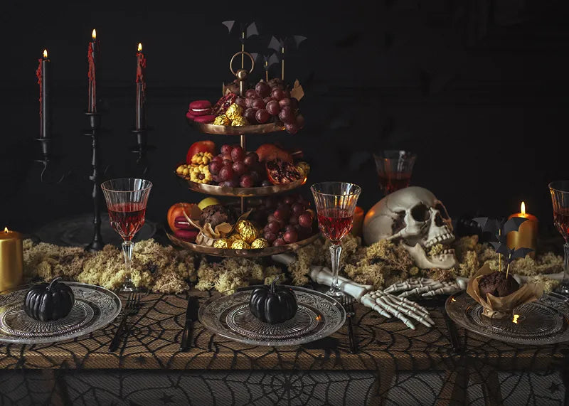 Tischdecke Spinnennetz, 135x180cm - Avaloon Party-Deko-Geschenke