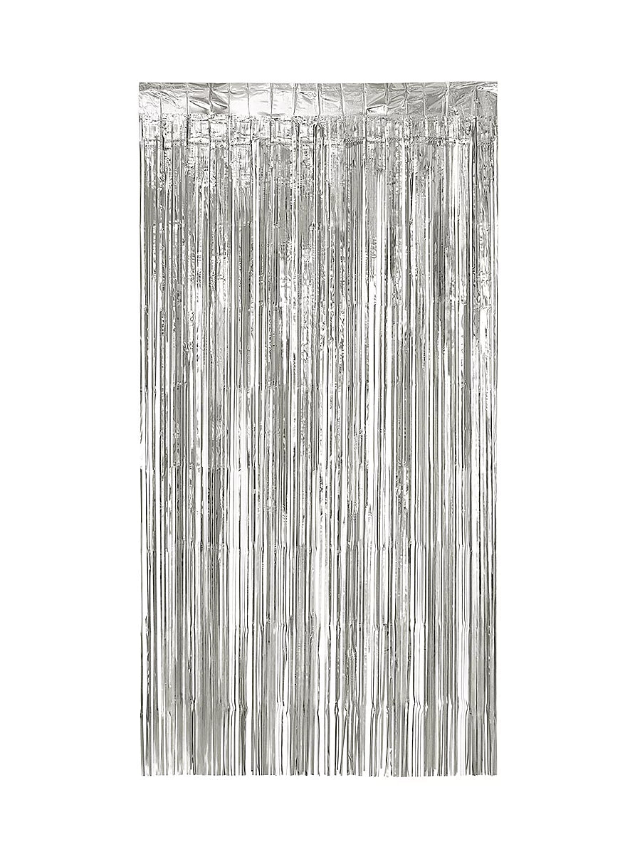 Türvorhang Silber metallisch Plastik - Avaloon Party-Deko-Geschenke