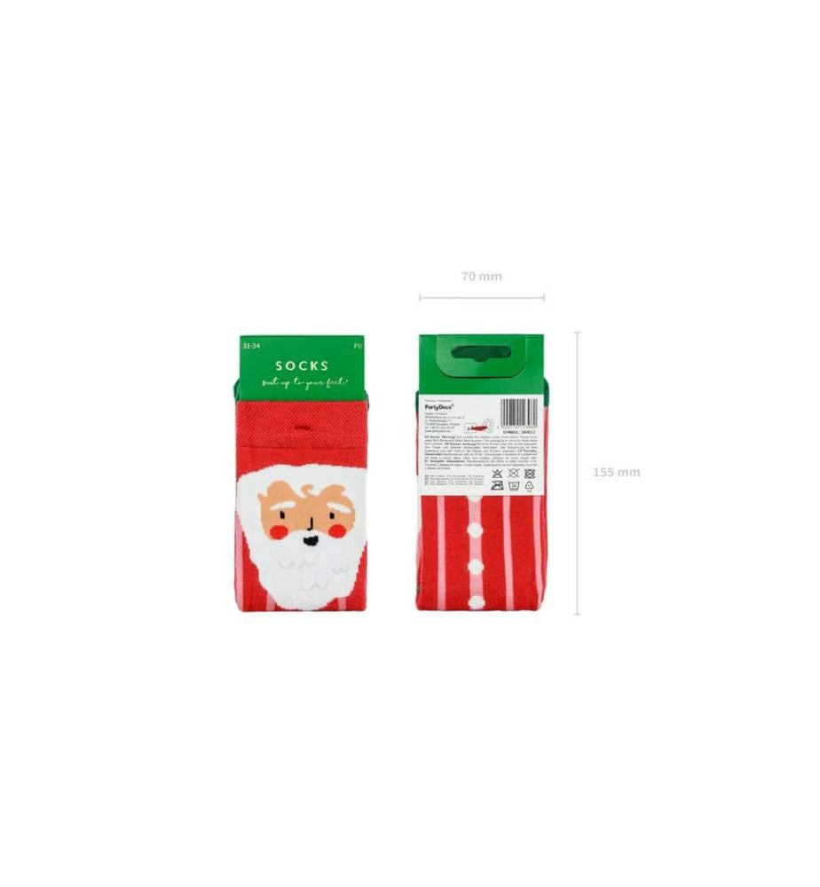 Weihnachtsmann-Socken, Mix, 27-30 - Avaloon Party-Deko-Geschenke