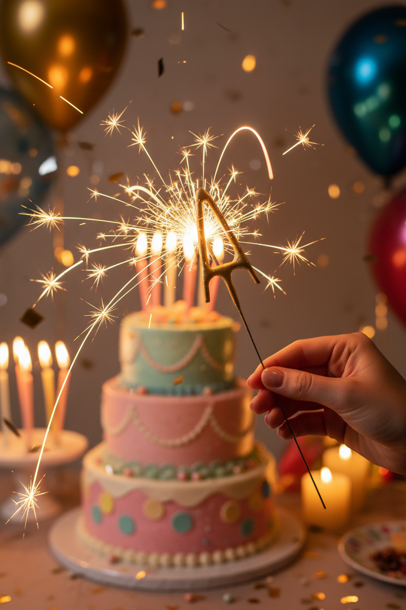 sparkler letters